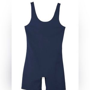 NWT Girlfriend Collective Midnight Bike Unitard